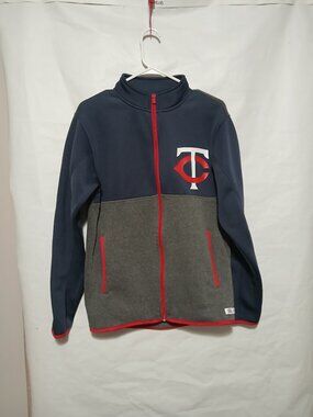 Minnesota Twins True Fan Genuine Merchandise Men's Small Full Zip Fleece Jacket